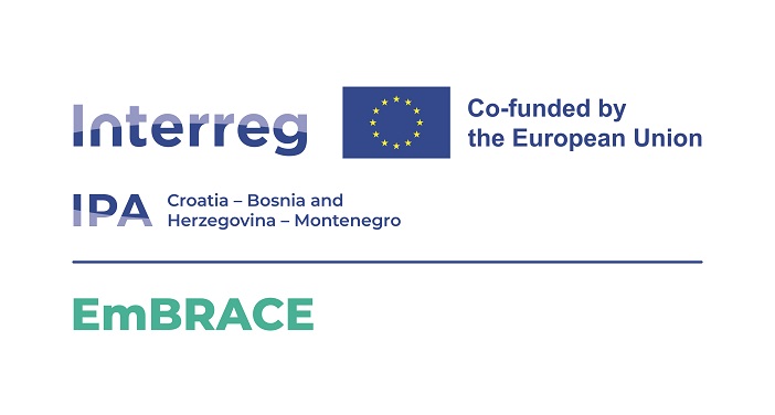 Interreg VI-A IPA Hrvatska – Bosna i Hercegovina – Crna Gora, EmBRACE – Sufinansira Evropska unija